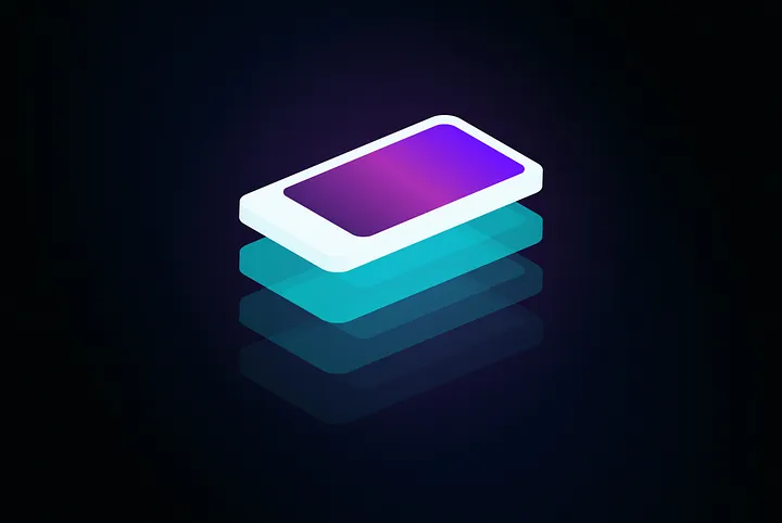 Abstract hero image for the 'The Single Responsibility of an Android Activity' article in the Conjure brand design